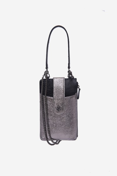 Sandy Black Diomand Deri Çanta